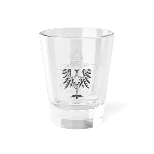 Great Arms of Prince Wilhelm of Wied (Albania) (Coat of Arms) Shot Glass 1.5oz 1.5oz - Go Mug Yourself