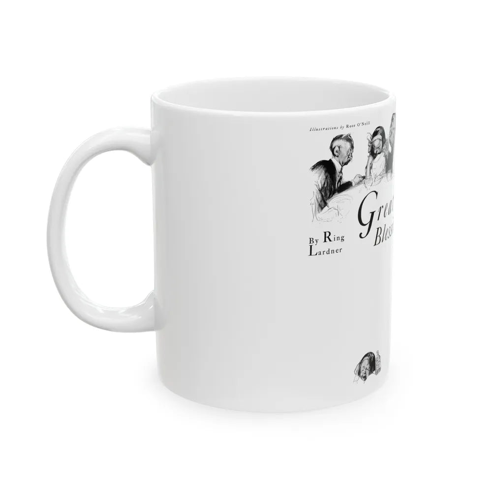 Great Blessings (1), Cosmopolitan, December 1929 - White Coffee Mug-Go Mug Yourself