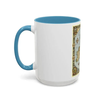 Great Britain - A Modern Pilgrim's Map (1937) (Map) Accent Coffee Mug - Go Mug Yourself
