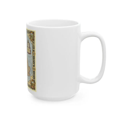 Great Britain - A Modern Pilgrim's Map (1937) (Map) White Coffee Mug-Go Mug Yourself