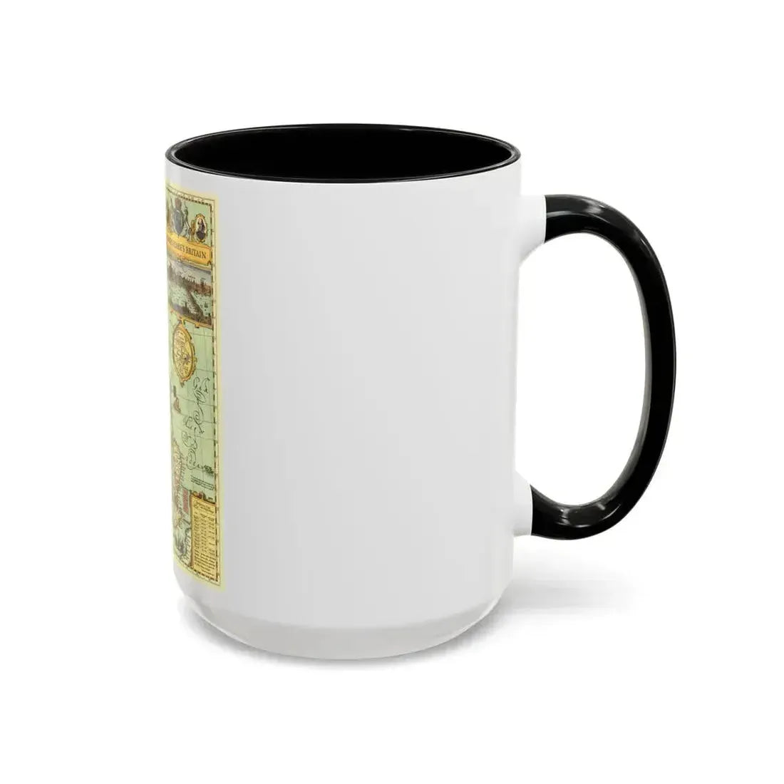 Great Britain - Shakespeare's (1964) (Map) Accent Coffee Mug - Go Mug Yourself