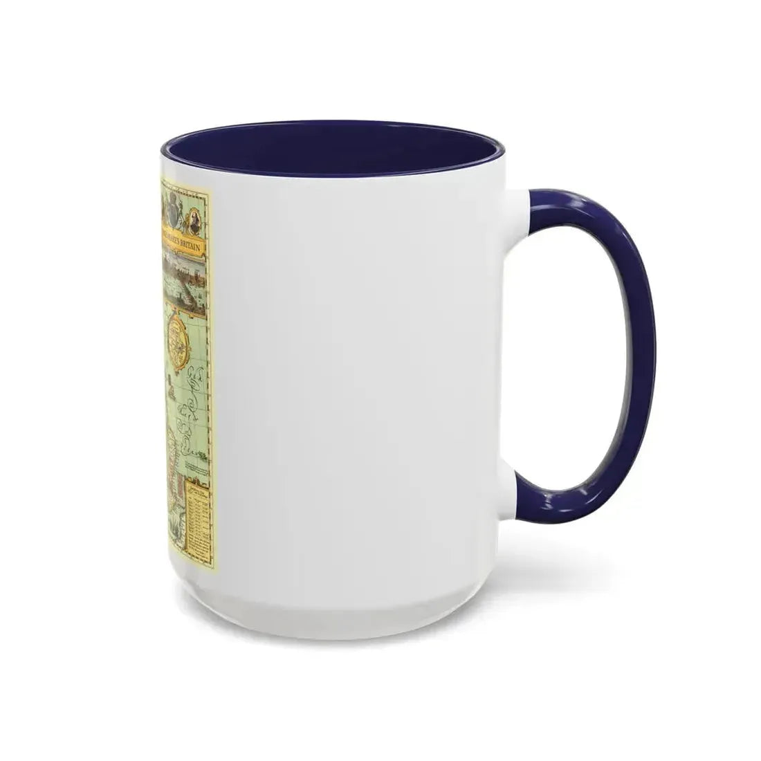 Great Britain - Shakespeare's (1964) (Map) Accent Coffee Mug - Go Mug Yourself