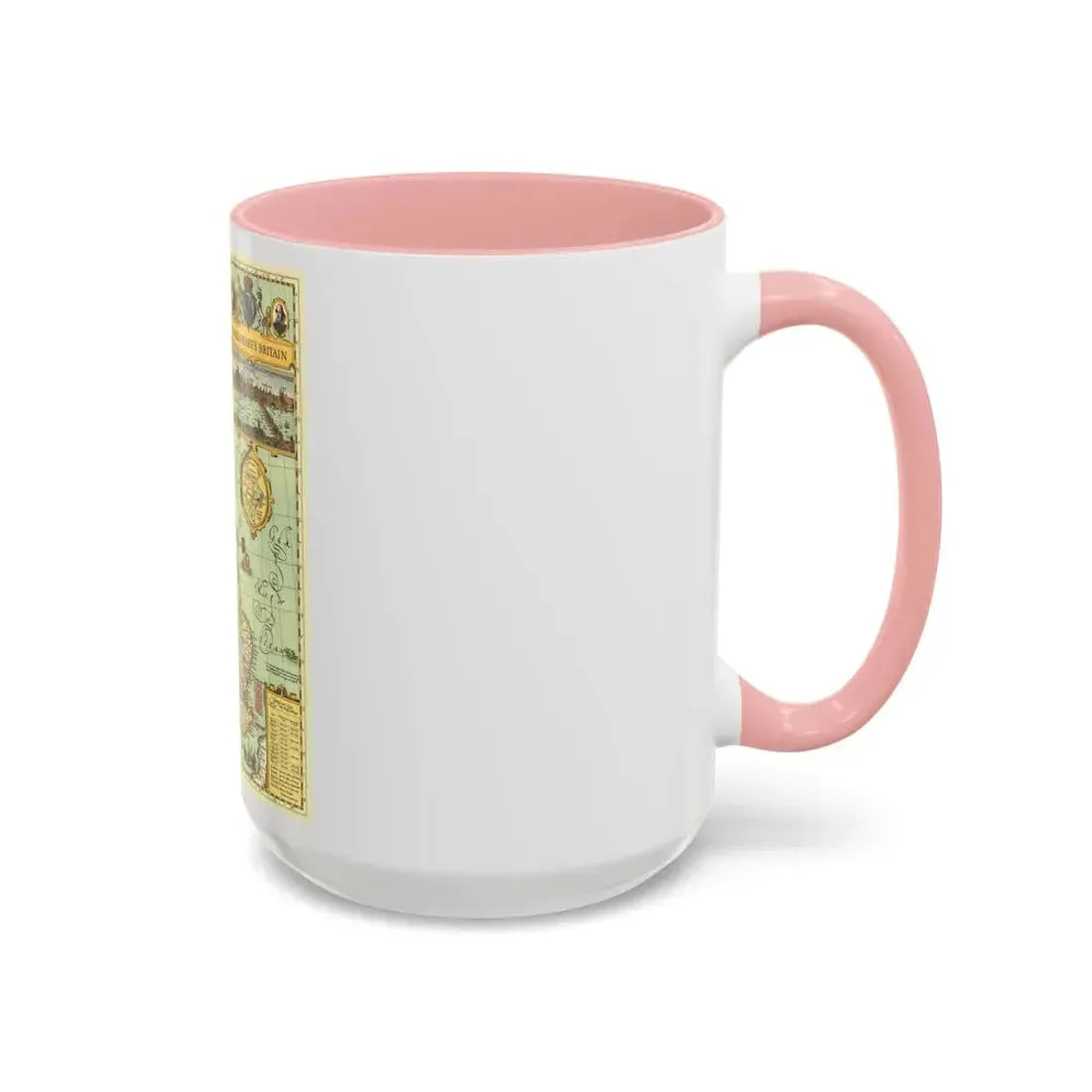 Great Britain - Shakespeare's (1964) (Map) Accent Coffee Mug - Go Mug Yourself