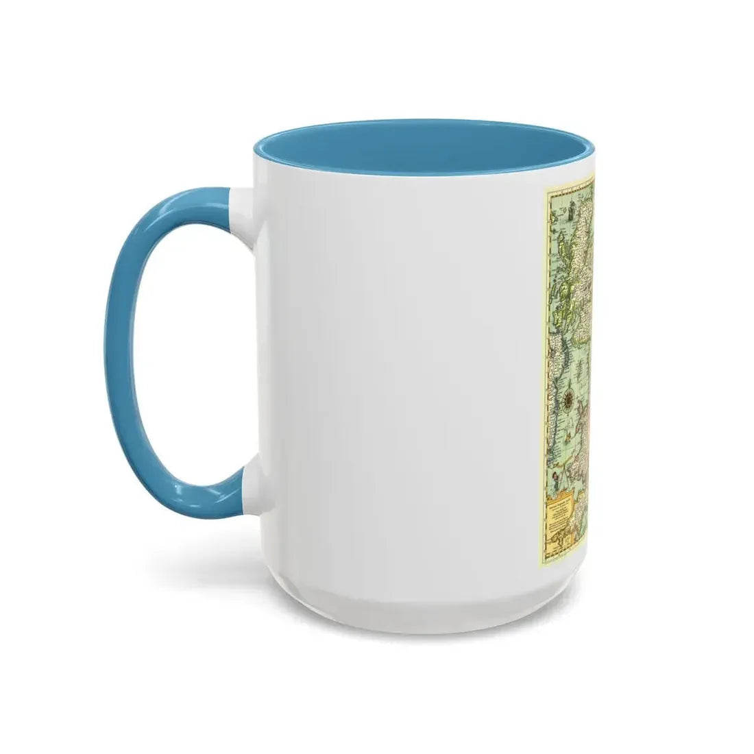 Great Britain - Shakespeare's (1964) (Map) Accent Coffee Mug - Go Mug Yourself