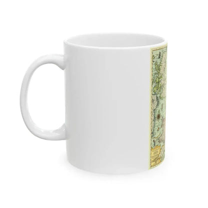 Great Britain - Shakespeare's (1964) (Map) White Coffee Mug - Go Mug Yourself