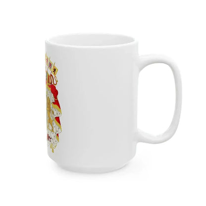 Great coat of arms of Belgium - White Coffee Mug - Go Mug Yourself