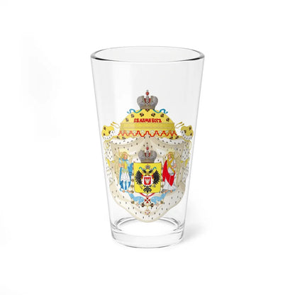 Great Coat of Arms of Congress Poland - Pint Glass 16oz-16oz-Go Mug Yourself