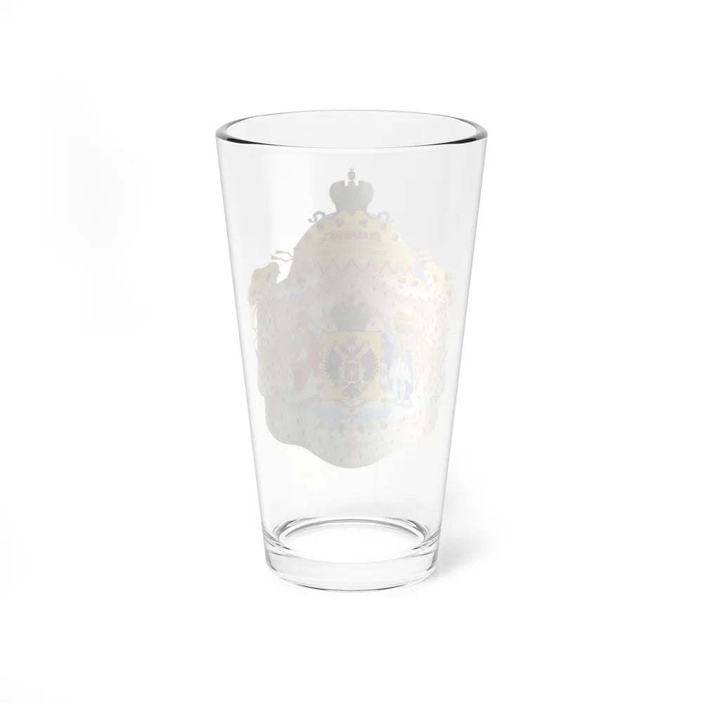 Great Coat of Arms of Congress Poland - Pint Glass 16oz-Go Mug Yourself