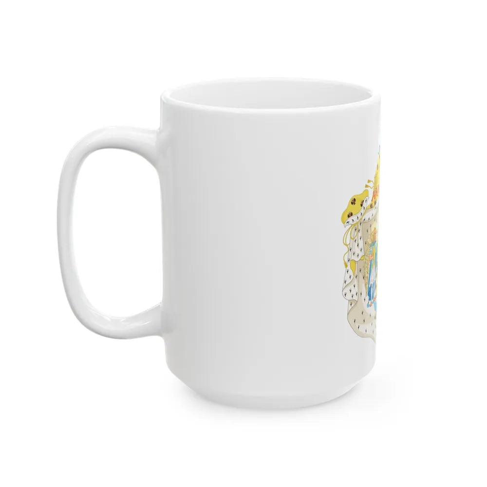 Great Coat of Arms of Congress Poland - White Coffee Mug-Go Mug Yourself