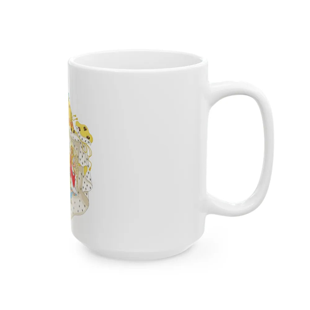 Great Coat of Arms of Congress Poland - White Coffee Mug-Go Mug Yourself