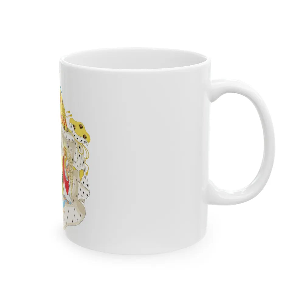 Great Coat of Arms of Congress Poland - White Coffee Mug-Go Mug Yourself