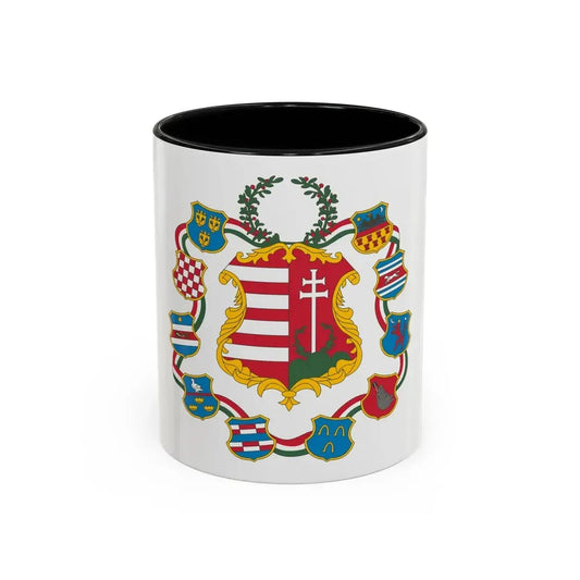 Great coat of arms of Hungary (1849) - Accent Coffee Mug 11oz Black - Go Mug Yourself