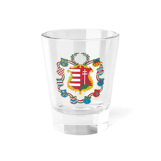 Great coat of arms of Hungary (1849) - Shot Glass 1.5oz 1.5oz - Go Mug Yourself