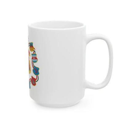 Great coat of arms of Hungary (1849) - White Coffee Mug - Go Mug Yourself