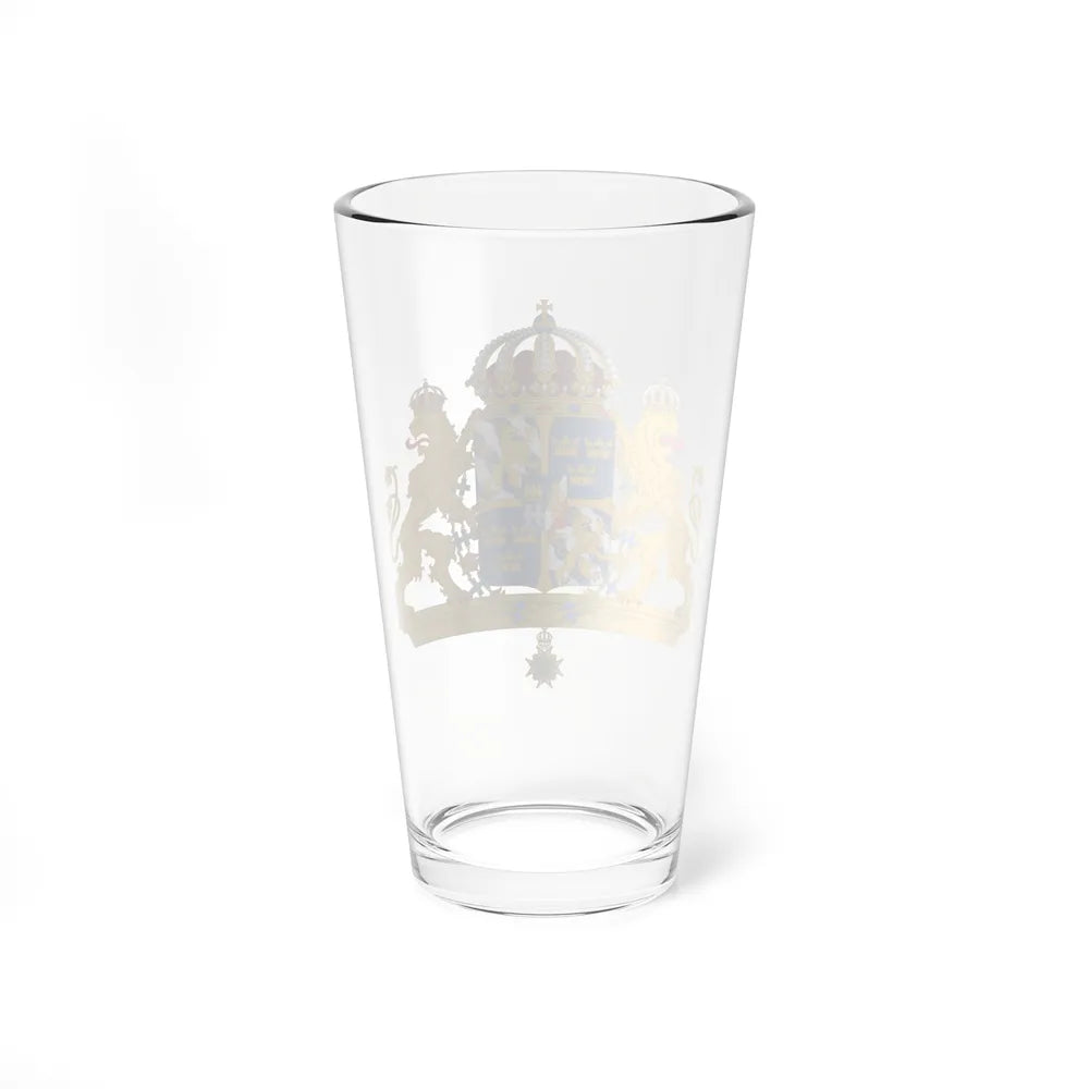 Great coat of arms of Sweden 2 - Pint Glass 16oz-Go Mug Yourself