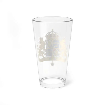 Great coat of arms of Sweden 2 - Pint Glass 16oz - Go Mug Yourself