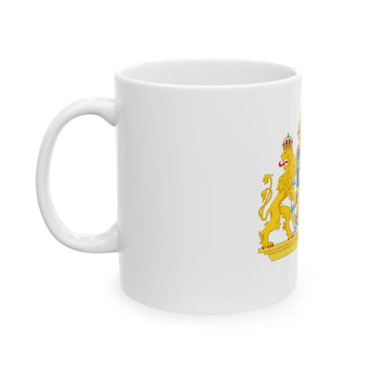 Great coat of arms of Sweden 2 - White Coffee Mug-Go Mug Yourself