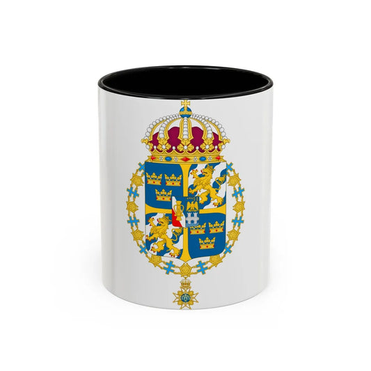 Great coat of arms of Sweden 3 - Accent Coffee Mug 11oz Black - Go Mug Yourself