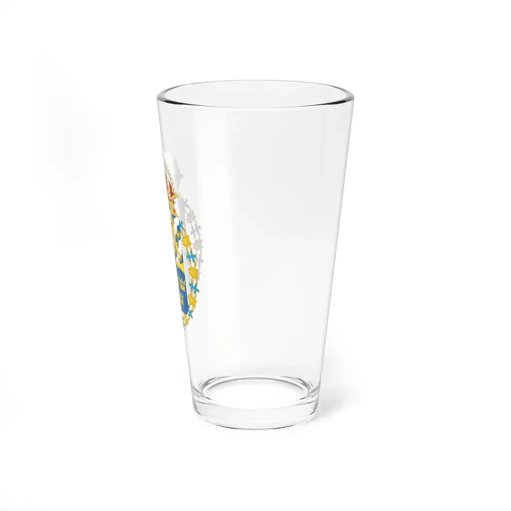 Great coat of arms of Sweden 3 - Pint Glass 16oz - Go Mug Yourself