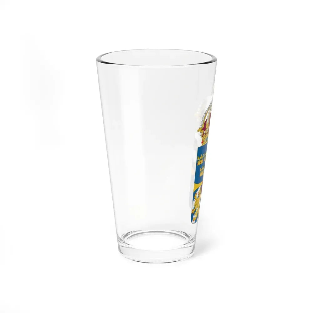 Great coat of arms of Sweden 4 - Pint Glass 16oz - Go Mug Yourself