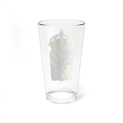 Great coat of arms of Sweden 4 - Pint Glass 16oz - Go Mug Yourself