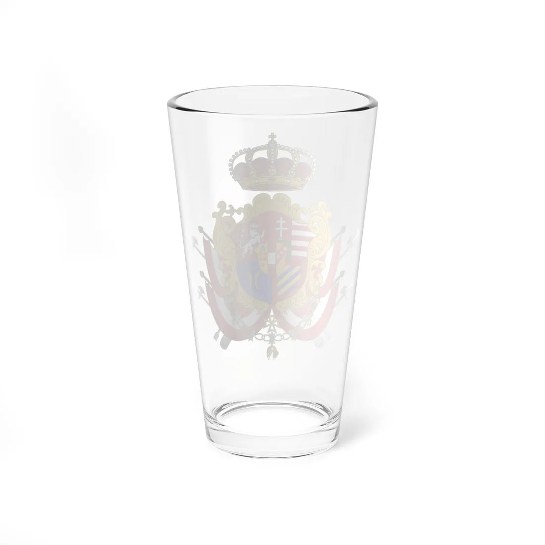 Great coat of arms of the Grand Duchy of Tuscany (Italy) (Coat of Arms) Pint Glass 16oz - Go Mug Yourself