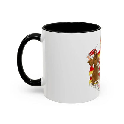 Great coat of arms of the house of Grimaldi - Accent Coffee Mug - Go Mug Yourself