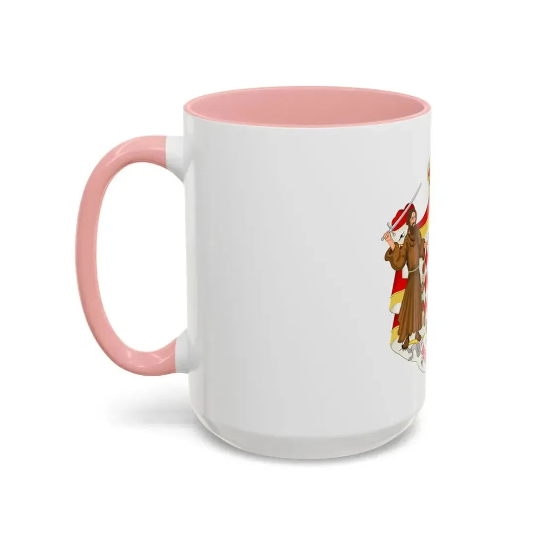 Great coat of arms of the house of Grimaldi - Accent Coffee Mug - Go Mug Yourself