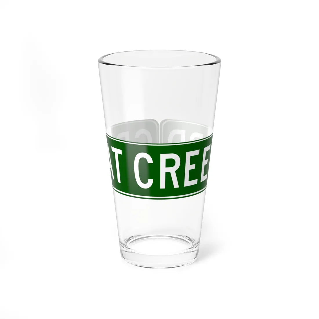 Great Creek Road Galloway Atlantic NJ (New Jersey) (Road Sign) Pint Glass 16oz 16oz - Go Mug Yourself