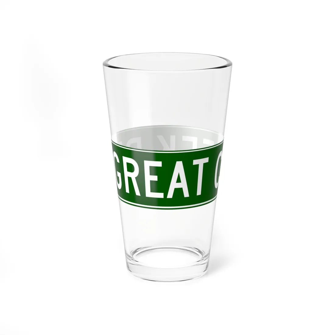 Great Creek Road Galloway Atlantic NJ (New Jersey) (Road Sign) Pint Glass 16oz - Go Mug Yourself