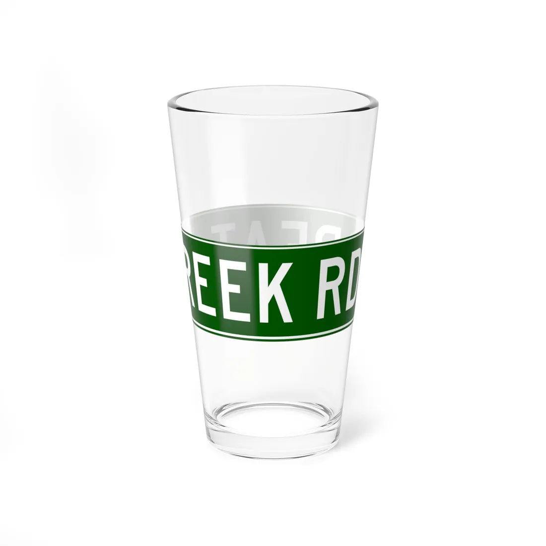 Great Creek Road Galloway Atlantic NJ (New Jersey) (Road Sign) Pint Glass 16oz - Go Mug Yourself
