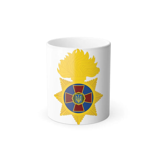 Great emblem of the National Guard of Ukraine (Ukraine) Color Changing Mug 11oz-11oz-Go Mug Yourself