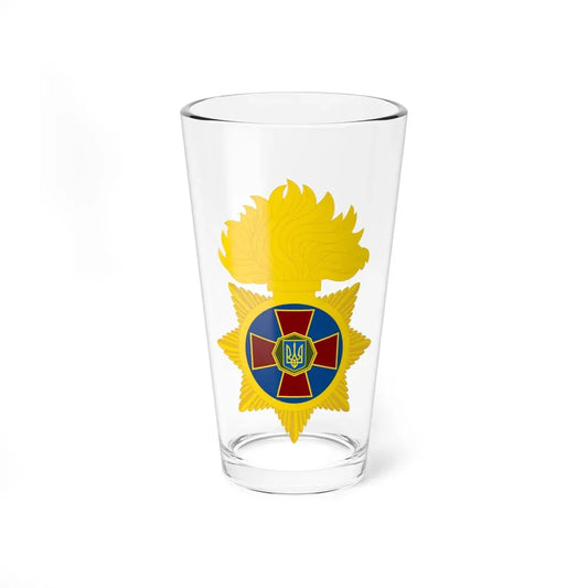 Great emblem of the National Guard of Ukraine (Ukraine) Pint Glass 16oz 16oz - Go Mug Yourself