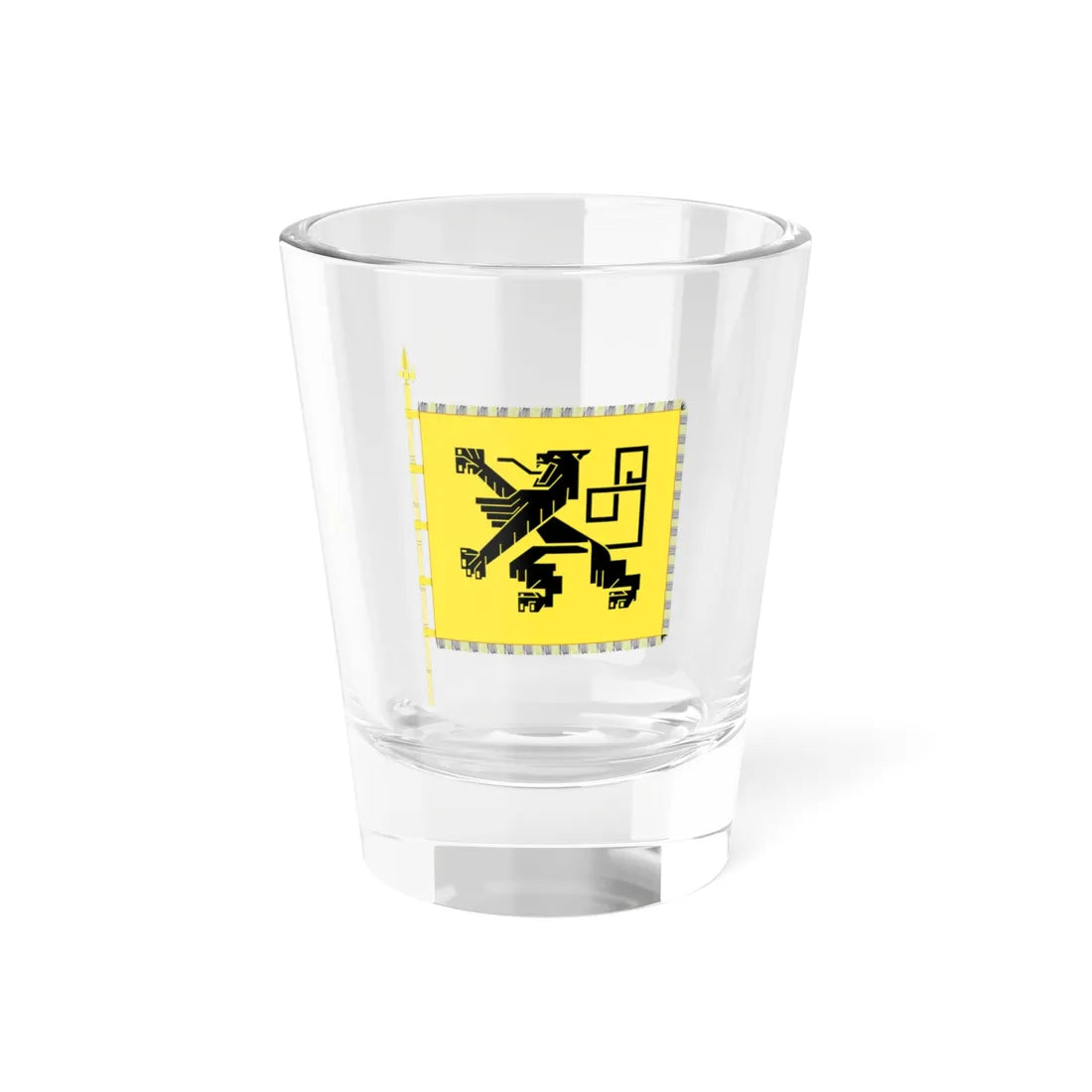 Great flag of the Freiwilligen Legion Flandern 1941 (Germany) Shot Glass 1.5oz 1.5oz - Go Mug Yourself