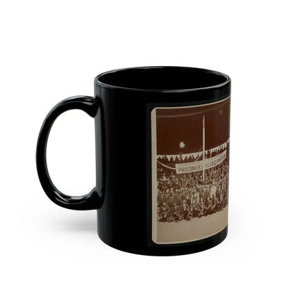 Great Group Of Ex-Union Prisoners (U.S. Civil War) Black Coffee Mug-Go Mug Yourself