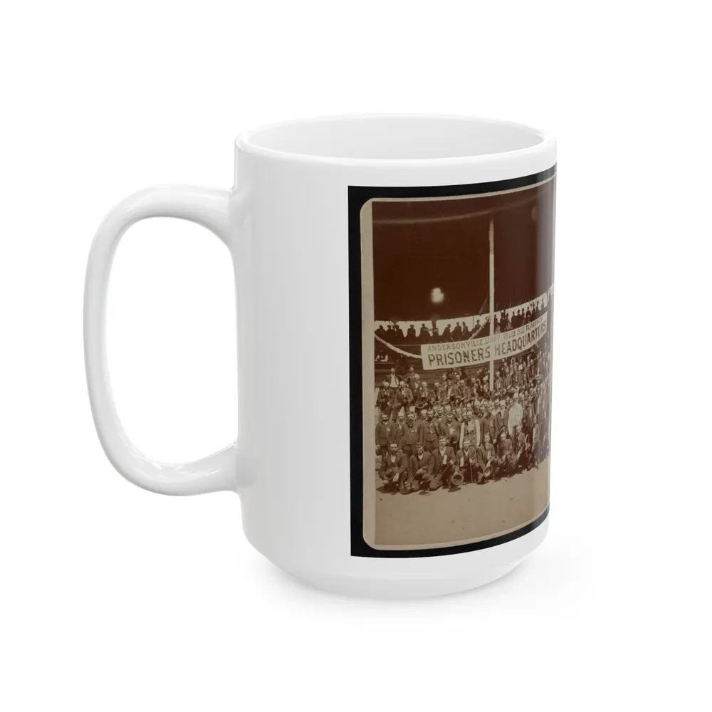 Great Group Of Ex-Union Prisoners (U.S. Civil War) White Coffee Mug-Go Mug Yourself