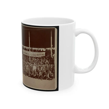 Great Group Of Ex-Union Prisoners (U.S. Civil War) White Coffee Mug-Go Mug Yourself