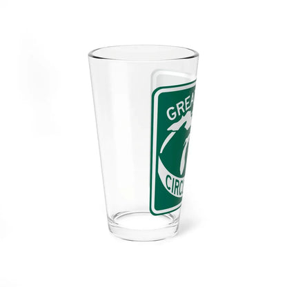 Great Lakes Circle Tour (Ohio) (Road Sign) Pint Glass 16oz - Go Mug Yourself