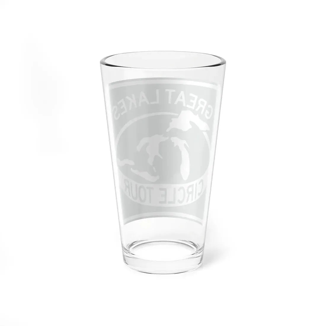 Great Lakes Circle Tour (Ohio) (Road Sign) Pint Glass 16oz - Go Mug Yourself