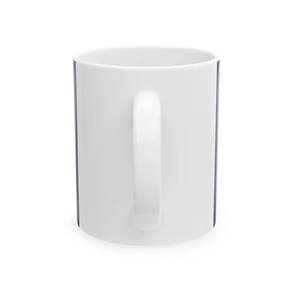 Great River flag of Mississippi (United States) White Coffee Mug - Go Mug Yourself
