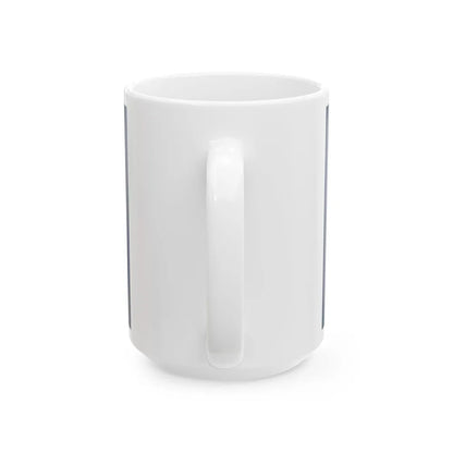 Great River flag of Mississippi (United States) White Coffee Mug - Go Mug Yourself