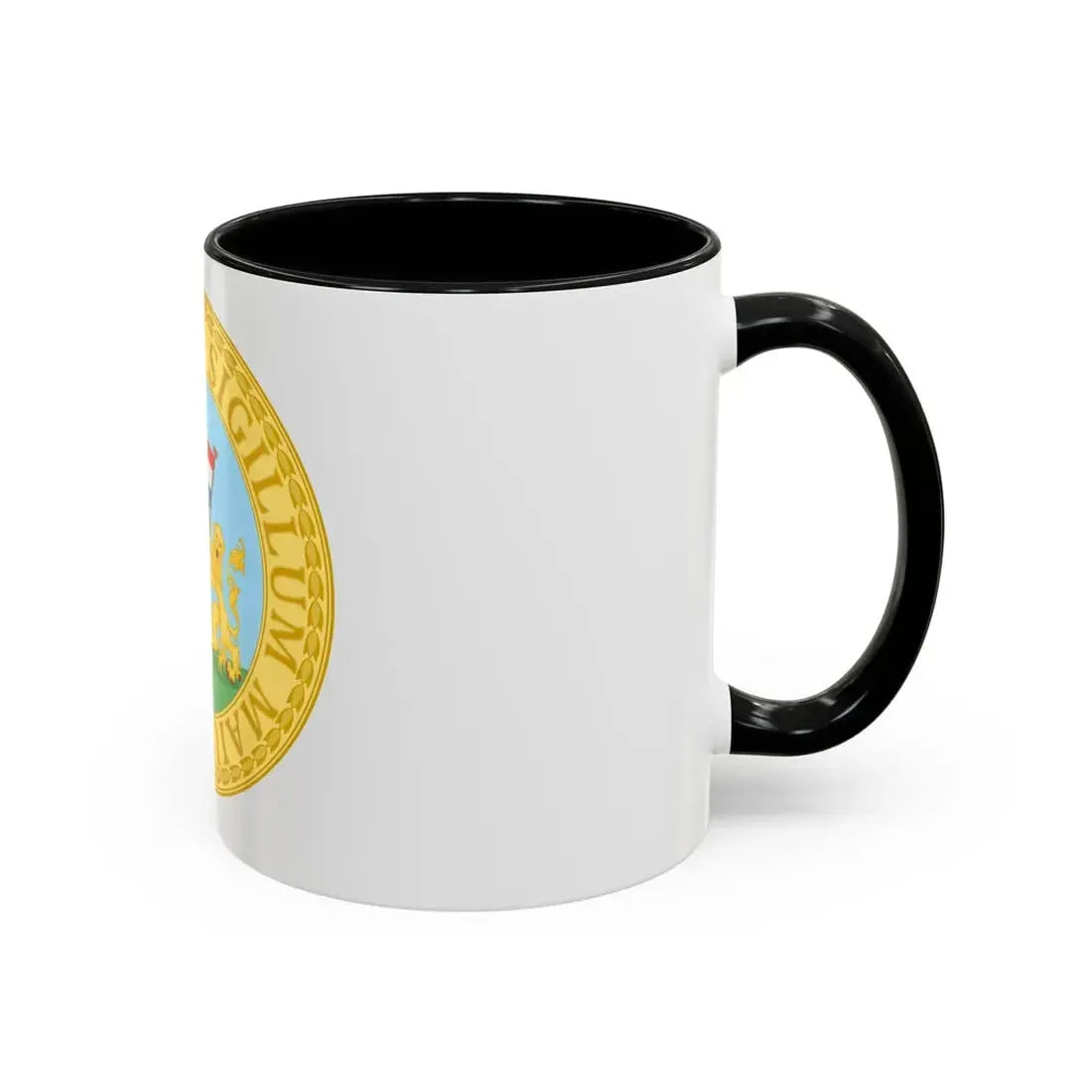 Great Seal of the Batavian Republic (1796) - Accent Coffee Mug - Go Mug Yourself