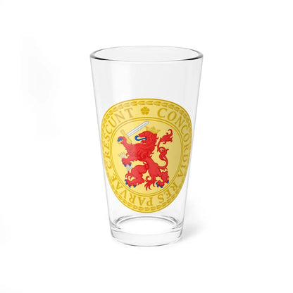 Great Seal of the Batavian Republic (1802) - Pint Glass 16oz-16oz-Go Mug Yourself