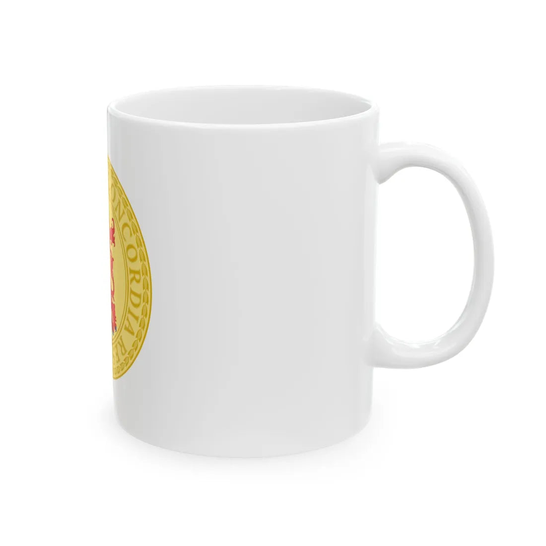 Great Seal of the Batavian Republic (1802) - White Coffee Mug - Go Mug Yourself