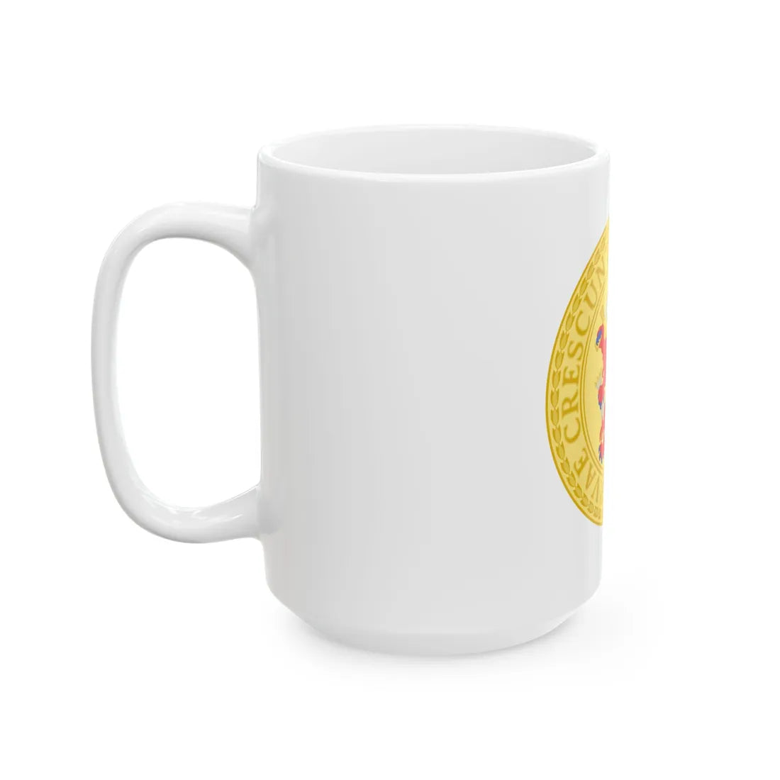 Great Seal of the Batavian Republic (1802) - White Coffee Mug - Go Mug Yourself