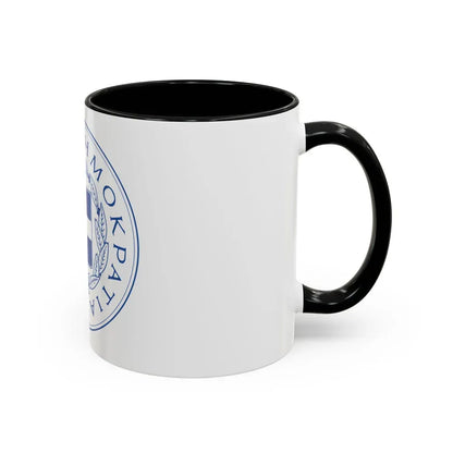 Great Seal of the State (Greece) - Accent Coffee Mug - Go Mug Yourself