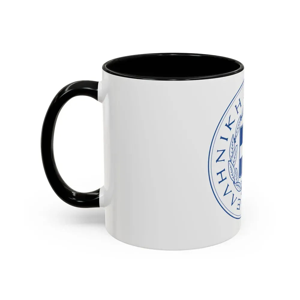 Great Seal of the State (Greece) - Accent Coffee Mug - Go Mug Yourself