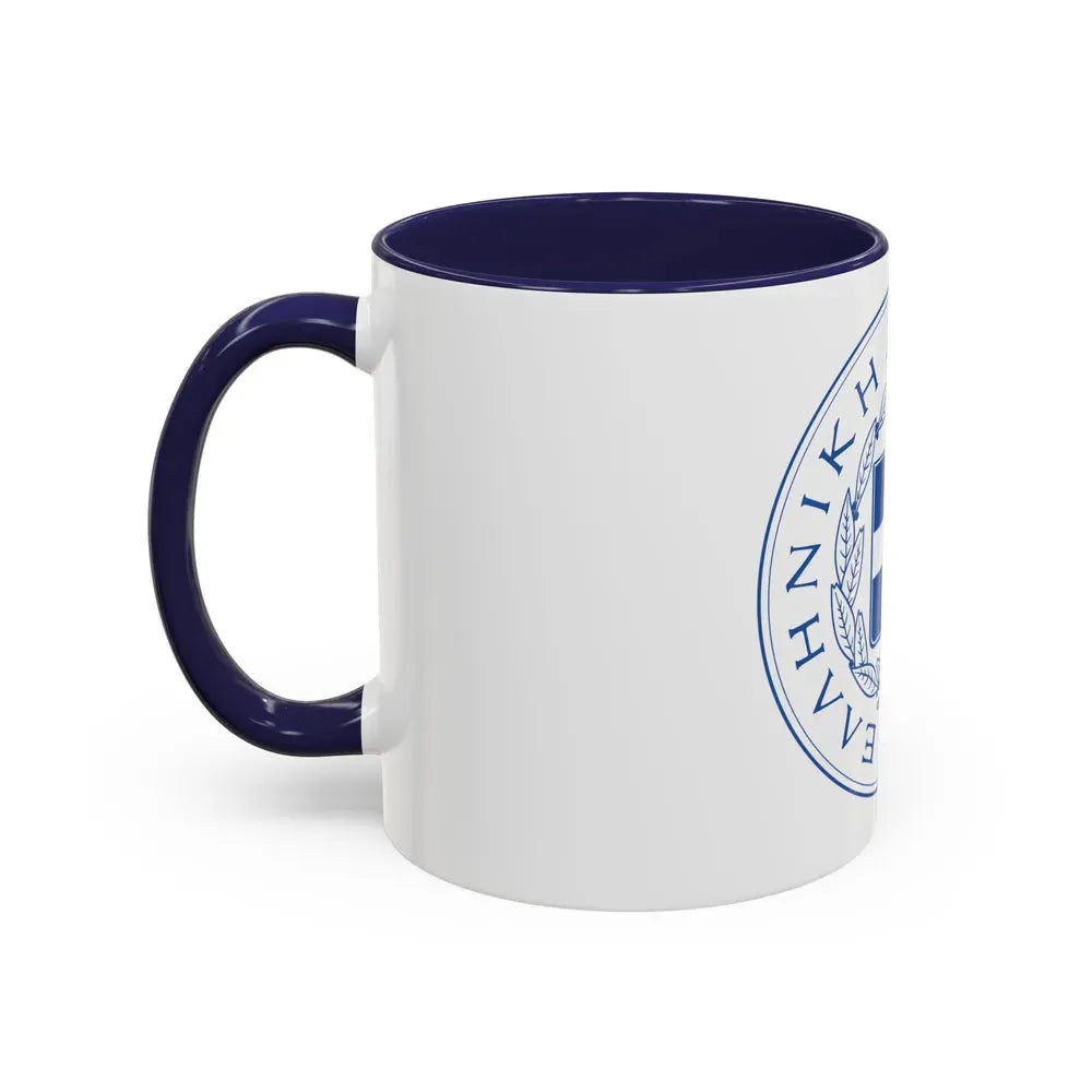 Great Seal of the State (Greece) - Accent Coffee Mug - Go Mug Yourself