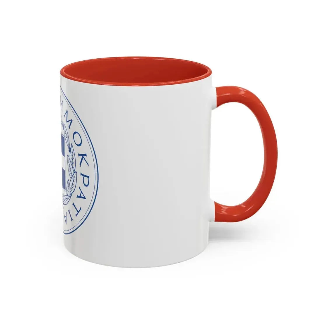 Great Seal of the State (Greece) - Accent Coffee Mug - Go Mug Yourself