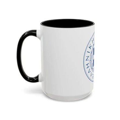 Great Seal of the State (Greece) - Accent Coffee Mug - Go Mug Yourself